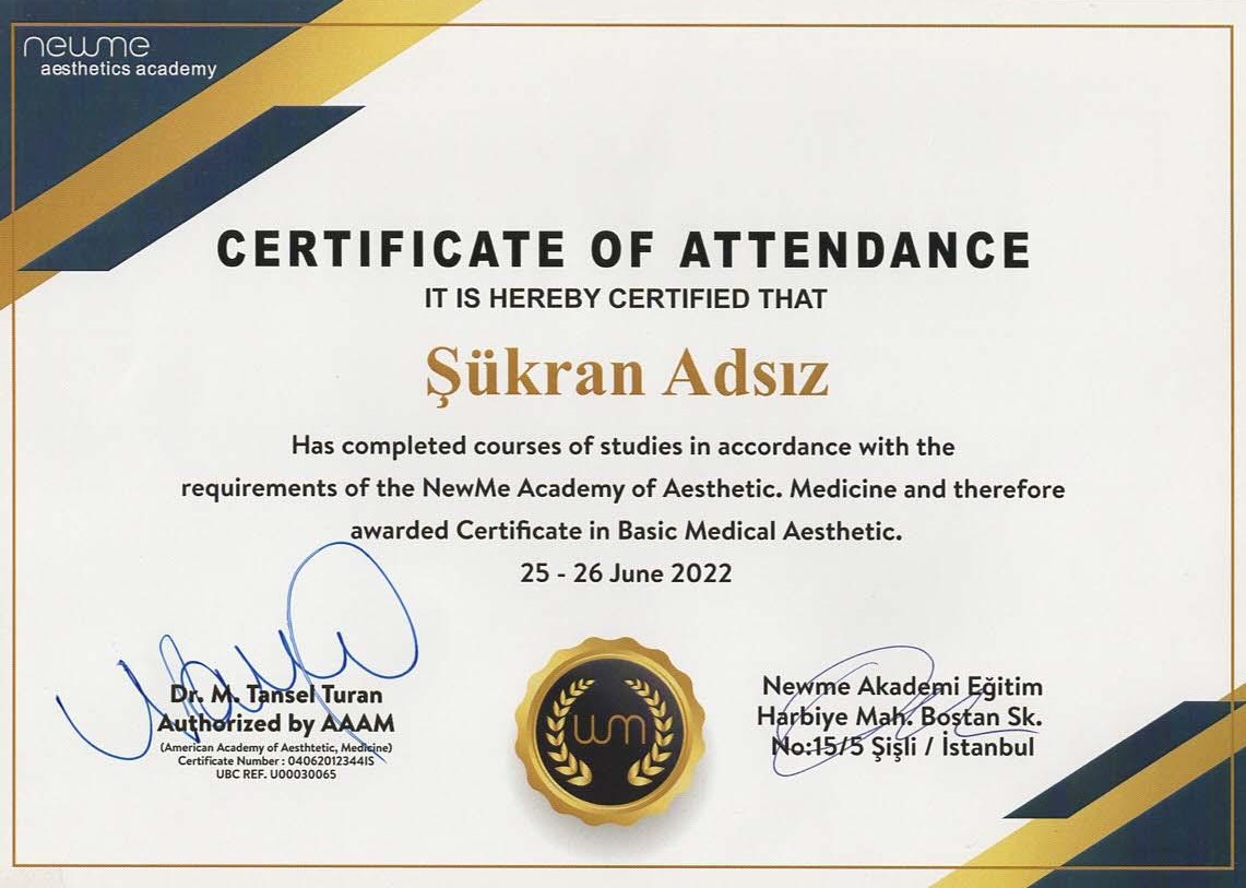 İmplantolojide İleri Cerrahi Teknikler ve Sinüs Lifting Eğitimi Sertifikası
